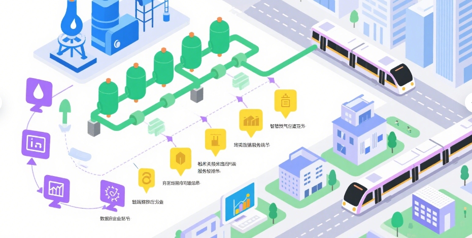 2025年智慧燃氣行業產業鏈結構及前景預測